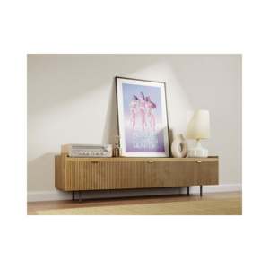 Contemporary Style K-Pop Demon Hunters <b>Poster</b> Huntr/x Floating Design Made of Paper - Product Image 4