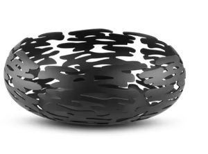 Meilleur bol d'affichage de service traditionnel moderne fait à la main en aluminium argenté bols à fruits et à salade pour les comptoirs de table plats - Product Image 5