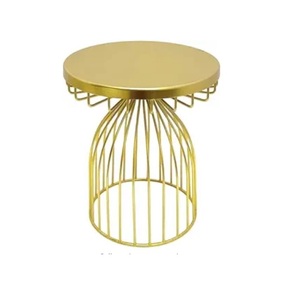 Soporte redondo de metal con acabado dorado para tarta, mesa de tamaño mediano, indio, barato, hecho a mano, precio al por mayor, venta de soporte de metal para tarta - Product Image 6