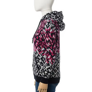 Imprimé tricoté Polyester Hoodies Anti-rides tissu doux pull chaud sweat pour hommes femmes décontracté Streetwear vêtements de plein air - Product Image 2