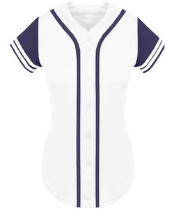 Sports Ladies Baseball jersey <b>Down</b> Breathable and Quick Dry Uniform Sports Jersey - Product Image 6