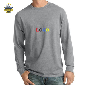 Tùy Chỉnh Mới Mô Hình Người Đàn Ông Của Đầy Đủ Tay Áo T-Shirt 100% Bông Vải Vải O-Cổ Nhanh Khô Chất Lượng Cao OEM Dịch Vụ Biểu Tượng Tùy Chỉnh Áo Sơ Mi - Product Image 4