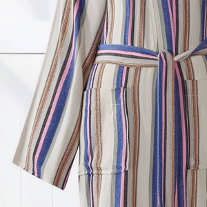 เสื้อคลุมอาบน้ำลายทางหลากสีสไตล์ตุรกี สีรุ้ง คิโมโน ผ้าฝ้าย 100% - Product Image 4