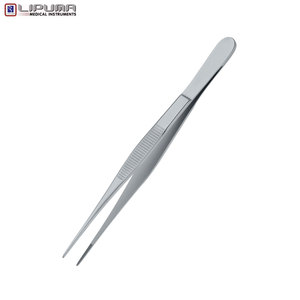 Fórceps de alta calidad, fórceps de vendaje estrecho, 14,5 cm, punta estrecha, instrumentos médicos esterilizables de acero inoxidable quirúrgico - Product Image 5