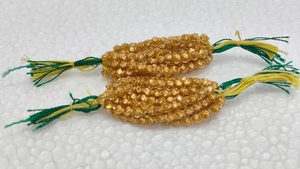 Cuentas Redondas de Vidrio Dorado de 4 mm de Primera Calidad, Cuentas de Alto Brillo para Hacer Joyas, Pulseras, Diseño Artesanal, Accesorios de Bricolaje, Suministro al por Mayor en Caja - Product Image 2