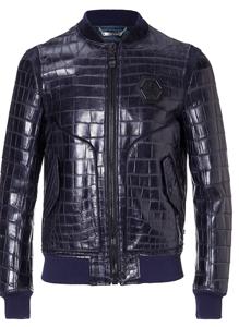 Veste pour homme en cuir de mouton, prix de gros faible MOQ, veste en cuir de crocodile véritable faite à la main pour homme, col montant élégant, OEM - Product Image 6