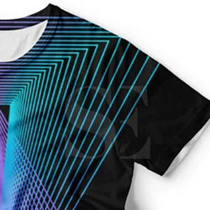 Gran oferta de camisetas cómodas para hombres, último estilo, suave, transpirable para deportes al aire libre, Fitness, impresión por sublimación, peso ligero - Product Image 3