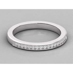 Bague Éternité Classique pour Femme en Diamant de Laboratoire 10K, Coupe Radiant, Plaqué Or Pur, pour Mariage, Coupe Marquise, Émeraude, Poire - Product Image 5