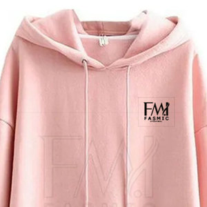 Survêtement à capuche d'hiver décontracté pour femmes 100% coton patchs personnalisés grande taille, y compris XL - Product Image 5