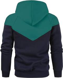 Sweat à capuche vierge personnalisé pour hommes avec poche plate en coton épais sweats unisexes vêtements logo personnalisé surdimensionné épais sweats à capuche pour hommes - Product Image 2