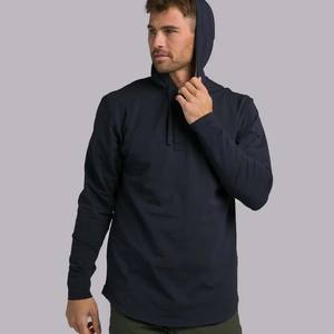 Hiver Hommes Sweat à capuche à manches longues Pullover Coat Outwear Drawstring Best Hooded T Shirts - Product Image 3