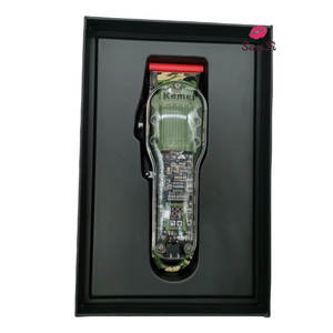 Recortadora de Pelo Inalámbrica Recargable con Cuchilla de Acero Inoxidable, Ajustable, Impermeable, para Afeitar Barbas, Eléctrica, USB, para el Hogar - Product Image 1