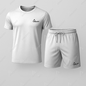 Vente en gros Ensemble de fitness pour hommes en coton respirant vêtements d'entraînement durables vêtements de sport de qualité pour achat en gros conceptions personnalisées. - Product Image 3