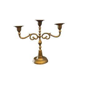 <b>Tall</b> decorative metal candelabra suitable for stage decoration adding mesmerizing candlelight presence during ceremonial events - Product Image 1