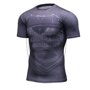 เสื้อยืดคอมเพรสชั่นคุณภาพพรีเมียม สกรีนโลโก้ตามสั่ง ผ้าฝ้าย 100% ออกแบบเองได้ ระบายอากาศดี เหมาะสำหรับออกกำลังกาย วิ่ง  แบบดิจิตอล แขนสั้น - Product Image 1