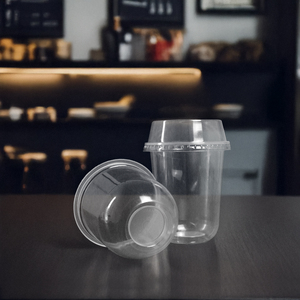 Fabricante de Vietnam al por mayor vasos de plástico desechables transparentes 12oz 16oz 24oz estilo de pared simple para bebidas frías de té - Product Image 2