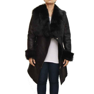 2025 Popular Long Fur Trench <b>Coat</b> for <b>Women</b> Classic Woman Fur With Premium Fabric Offering Style Warmth And Comfort For Fashion - Product Image 3