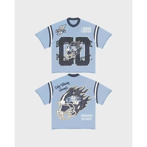 Y2K Streetwear Cropped Boxy <b>Fit</b> <b>T</b> <b>Shirt</b> for Men Oversized Heavyweight Cotton Boxy Crop Tee Custom Screen Print Men <b>T</b> <b>Shirt</b> - Product Image 2