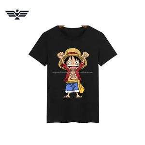 T-shirt en coton noir respirant à logo personnalisé sur le devant, coupe ample, streetwear pour hommes, vêtements décontractés unisexes - Product Image 6