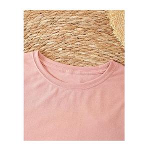 Luxury Printed 100% Cotton Single Jersey Women <b>T</b>-<b>Shirt</b> High Quality Short Sleeve Neck Plus Size Best Price Bangladesh Factory - Product Image 4