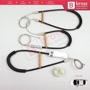 Kit de réparation de lève-vitre gauche BWR5185 pour SL Class R230 2001-2012 Cabriolet 2 portes Roater A2307200346 - Product Image 2