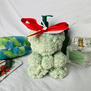 Bouquet d'ours bougie saint valentin moules taille L pour bricolage résine ours en peluche artisanat, Figurines en <span class=keywords><strong>plâtre</strong></span> et décoration intérieure - Product Image 5