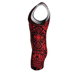 Singlet de lutte personnalisé de qualité supérieure pour hommes, vêtements d'arts martiaux MMA pour adultes, en spandex/polyester, léger, pour l'entraînement - Product Image 4