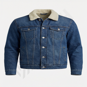 Chaqueta Vaquera de Algodón 100% de la Mejor Calidad para Hombre, Gran Venta, Estilo Moderno, Unisex, Ropa de Calle Duradera, Prenda Exterior - Product Image 1
