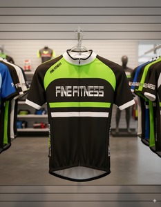 Maillot de cyclisme à fermeture éclair complète pour hommes Chemise de vélo respirante à séchage rapide avec poches arrière Longueur courte - Product Image 3