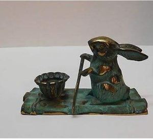 Escultura de latón hecha a mano de diseño moderno Unicornio artesanal de metal ecológico y bailarina - Product Image 5