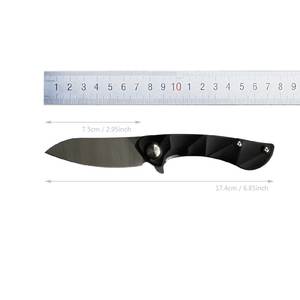 Couteau de poche pliant avec poignée G10 élégante Fournisseur de couteaux EDC personnalisés quantité minimale de commande bas - Product Image 2