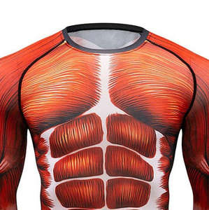 2025 nouveau Style hommes chemises de Compression imprimées entièrement sublimées en gros Logo personnalisé garde éruption pour les chemises de Compression pour hommes - Product Image 5