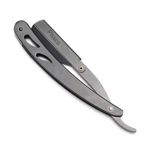 Rasoirs pliants de barbier en acier inoxydable de qualité supérieure, rasoirs à lame droite en vente - Product Image 1