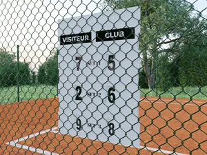 Manuelle Torschildplatte 60 × 80 cm für Bodenbelag Tennis Basketball Handball unvergänglich bei jedem Wetter Outdoor oder Indoor