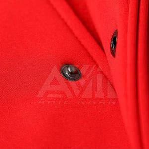 Chaqueta Varsity de Lana para Hombre, Estilo Béisbol, con Botones, Chaqueta Casual, Logotipo Personalizado, OEM, ODM - Product Image 3