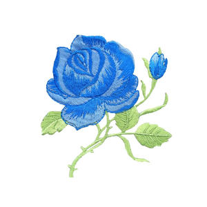 Hermosas flores diseño bordado hierro en parches para Ropa Accesorios decoración pegatinas insignias - Product Image 1