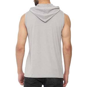 Sweat à capuche de gymnastique sans manches pour hommes pour l'entraînement-Sweat à capuche de musculation avec tissu respirant, idéal pour l'entraînement en plein air - Product Image 6