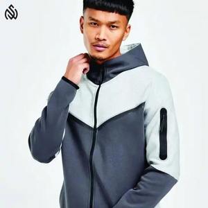 Survêtement élégant pour hommes avec logo personnalisé OEM Vêtements de sport décontractés pour fitness Taille XL Survêtement personnalisé pour hommes - Product Image 2