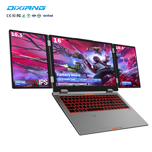 Ordinateur portable OEM DIXIANG à triple écran 16+10,5+10,5 pouces, Intel I5-12450H, 8-32 Go de RAM, 512 Go de SSD, vente en gros, usage commercial - Product Image 1
