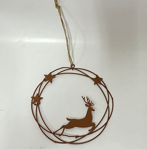 Adorno Navideño de Metal de Hierro de Alta Calidad Hecho a Mano con Acabado Plateado para Árbol de Navidad, Decoración Navideña con Diseño Moderno - Product Image 3