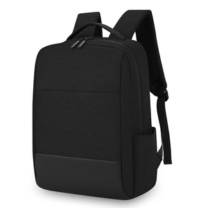 กระเป๋าเป้นักเรียนความจุขนาดใหญ่วัสดุสีทึบสไตล์ลำลองแฟชั่นสำหรับผู้ชายกระเป๋านักเรียนขายส่ง - Product Image 2