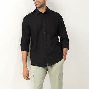 Camisas de punto transpirables para hombre con bolsillos personalizados camisas de punto para hombre con servicio OEM - Product Image 5