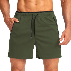 Pantalones cortos para correr de algodón ecológicos para hombre, ropa deportiva impermeable de secado rápido, holgado, diseño de cintura media, estampado de Vietnam, gimnasio informal - Product Image 1