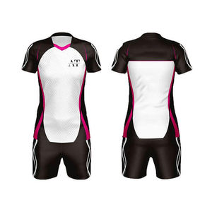 Conceptions d'uniformes de volley-ball personnalisés de haute qualité, vente en gros d'uniformes de volley-ball bon marché pour les femmes - Product Image 3
