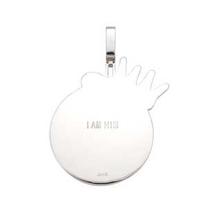 จี้วงกลมโมอิสซาไนต์แบบสั่งทำพิเศษ พร้อมเคลือบทอง 14K ประดับด้วยโมอิสซาไนต์คุณภาพพรีเมียม - Product Image 1