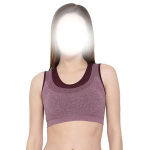 Haute qualité femmes vêtements actifs dos nu culture soutien-gorge de sport en gros Simple licou cou conception grande taille disponible fabriqué au Pakistan - Product Image 1