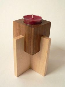 SUPPORT DE BOUGIE EN BOIS SUPPORT DE BOUGIE POUR LA Décoration DE LA MAISON Meilleure Vente Bougie Pilier Titulaire par Antique Creations - Product Image 6