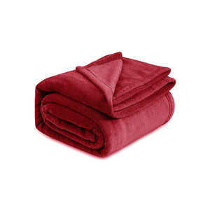 ผ้าห่มขนแกะปักลายสก๊อตนุ่มสบายสบายสบายสบายผ้าห่มนอนขนแกะนุ่มสองชั้น - Product Image 1