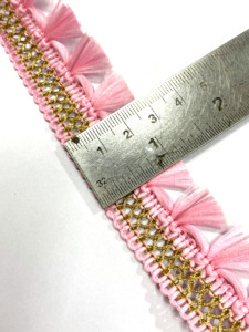 BlACK FANCY FRINGES <b>TASSEL</b> LACE <b>TRIM</b> BORDER FOR GARMENTS DEALS IN WHOLESALE - Product Image 6