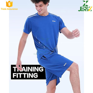 Camisetas de entrenamiento de talla grande para hombre de primera calidad, transpirables, que absorben la humedad, entrenamiento de gimnasia, correr, deportes activos, ropa deportiva de verano - Product Image 4